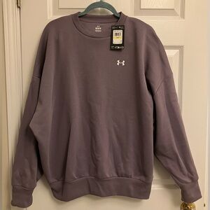 NEW Under Armour Oversized Icon Fleece Sweater